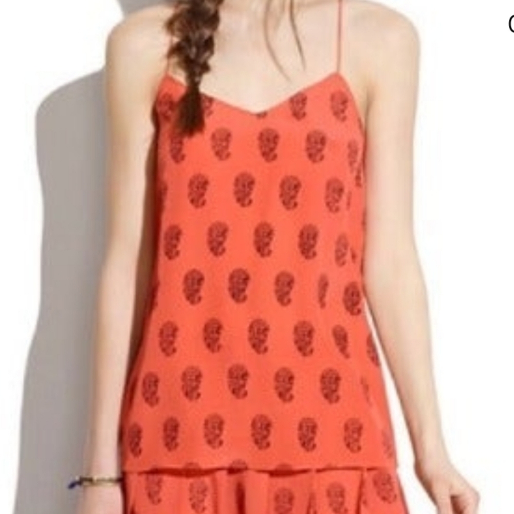 Madewell Silk Top Size Medium
